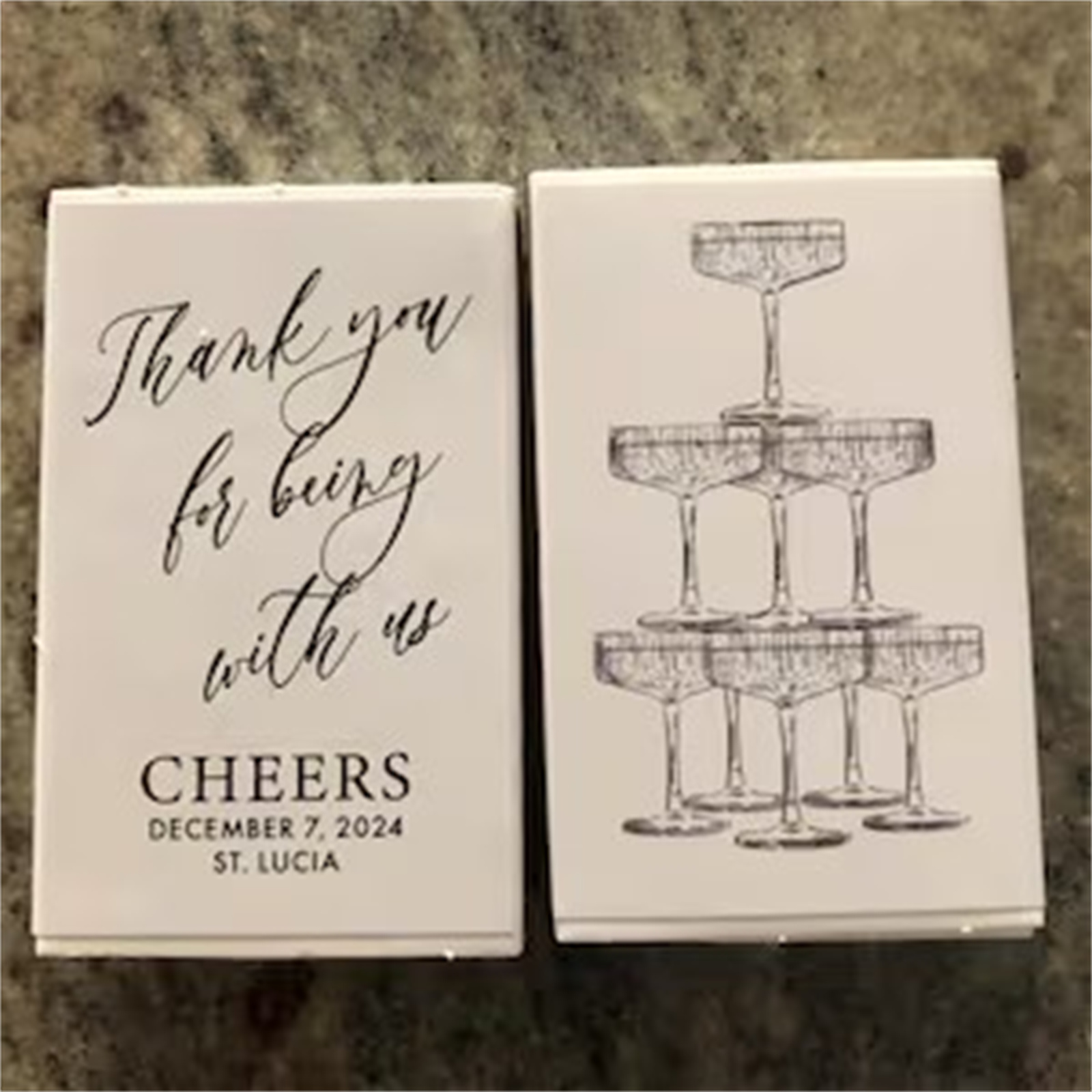 Персонализированные коробочки  – обзор и цена Champagne Tower Set