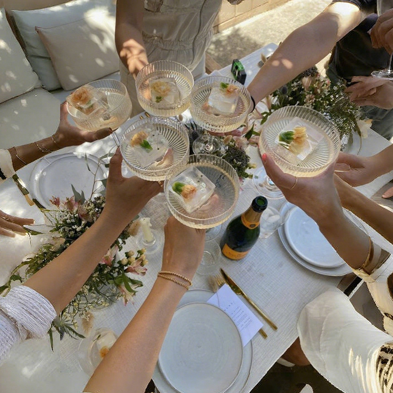 4-6 уровней, 7 унций, пластико – обзор и цена Champagne Tower Set