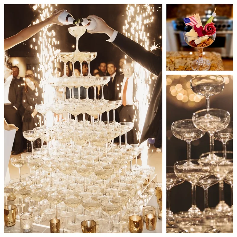 Многоярусная башня из пластико – обзор и цена Champagne Tower Set